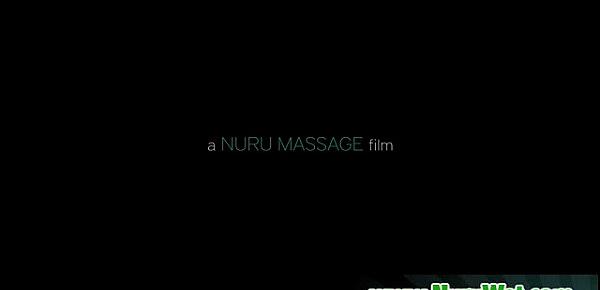  Horny Client Fuck Sexy Japanase Babe While Getting a Nuru Massage 16